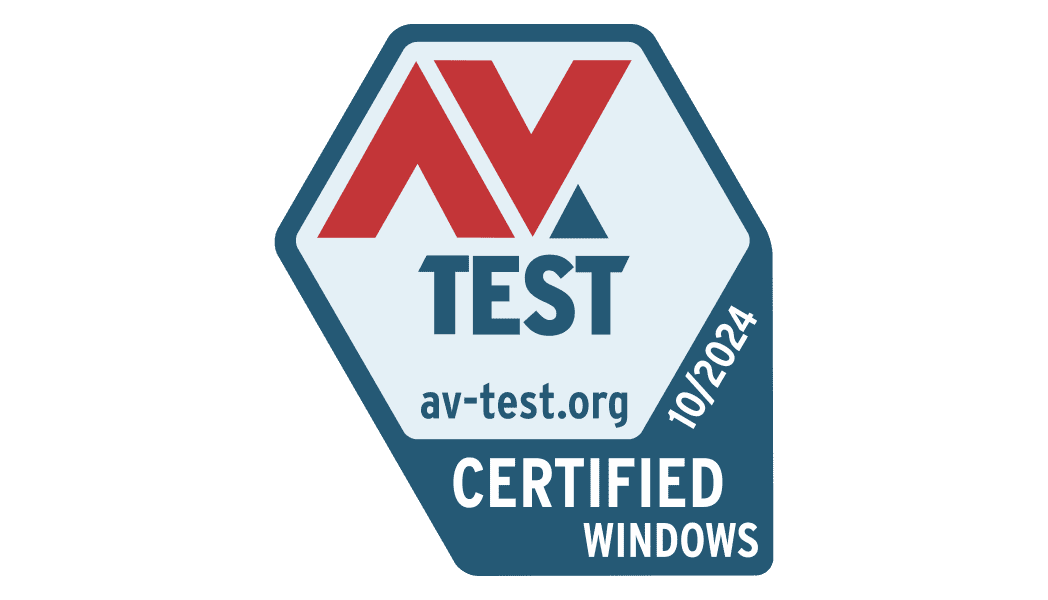 AV-Test Certificate Image